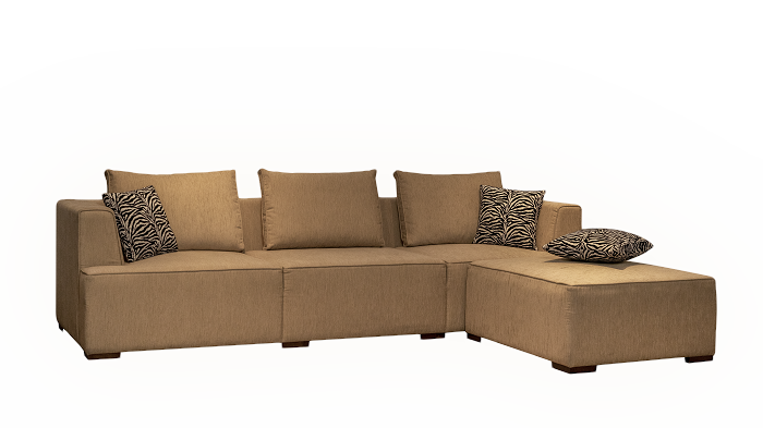 SOFA SET 156.14 (L SHAPED) (THREE SEATER + OTTOMAN) view 3